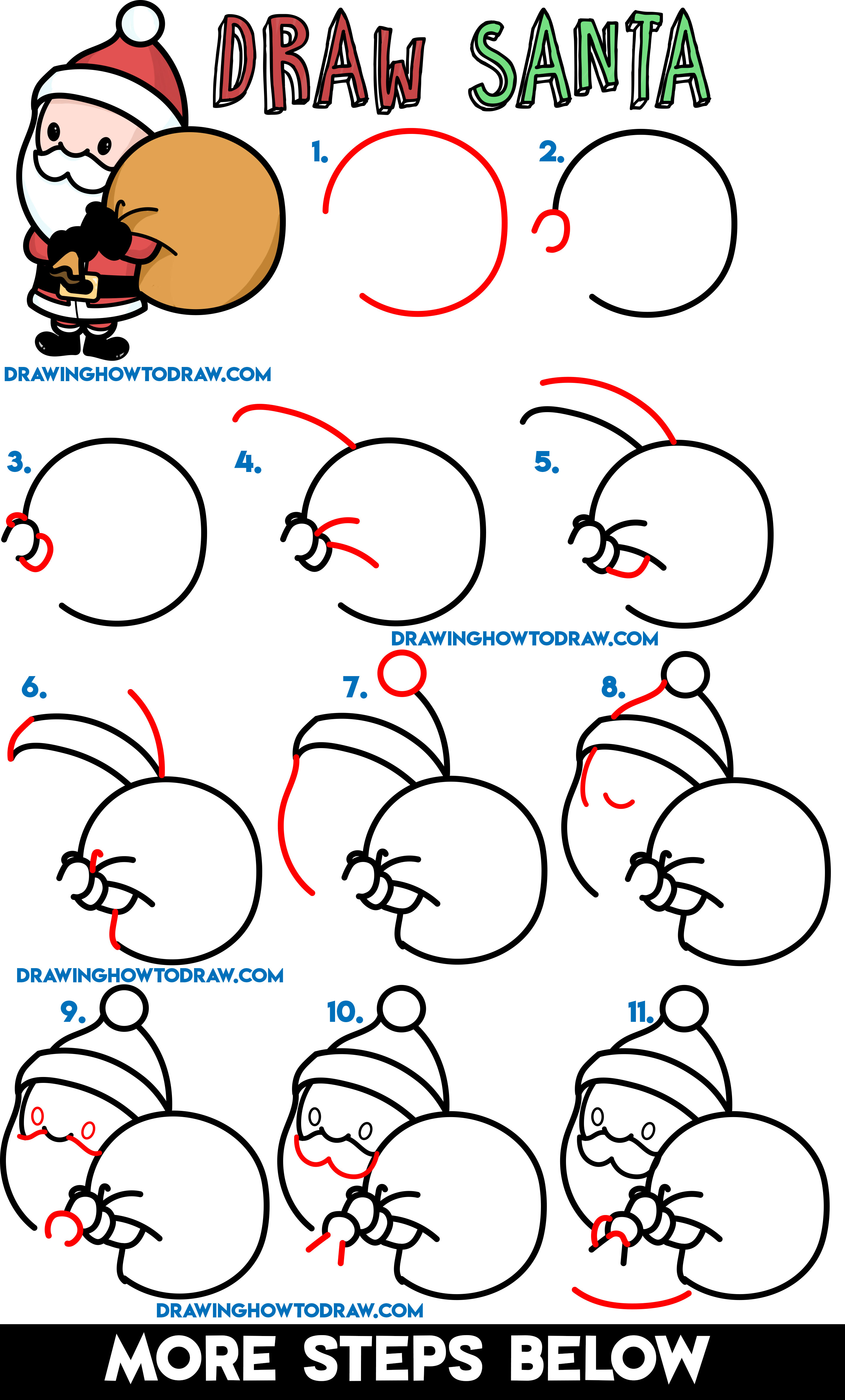 Backpack Drawing Tutorial - How to draw Backpack step by step