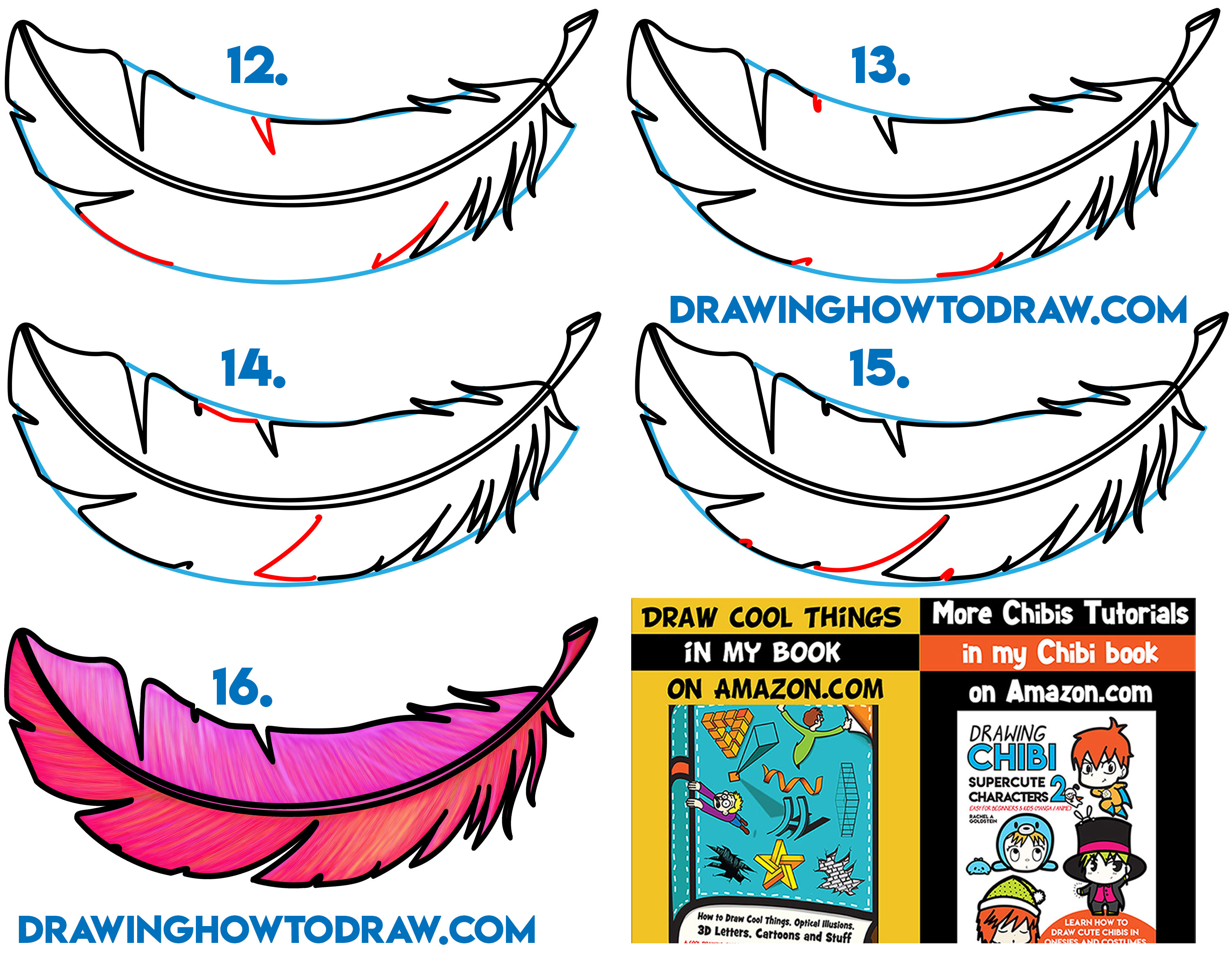 How To Draw A Feather Step By Step Feather Drawing Ea vrogue.co