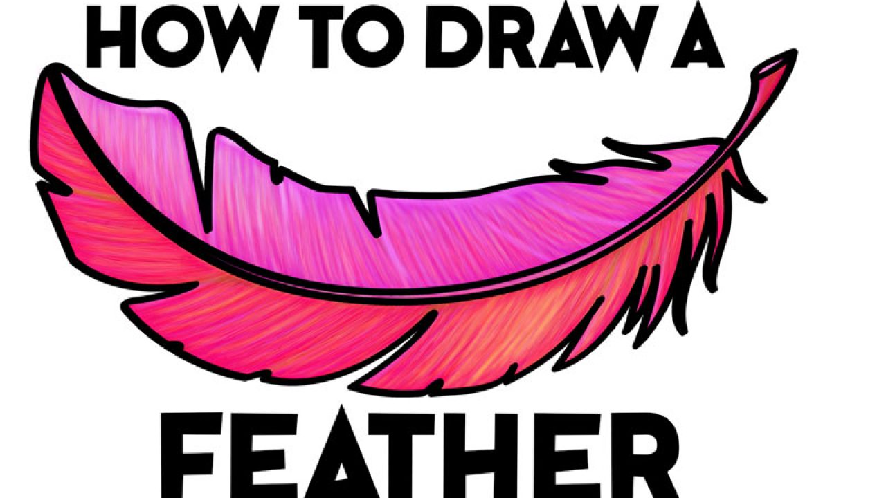 How To Draw A Feather Easy Step By Step Drawing Tutorial For Beginners How To Draw Step By Step Drawing Tutorials