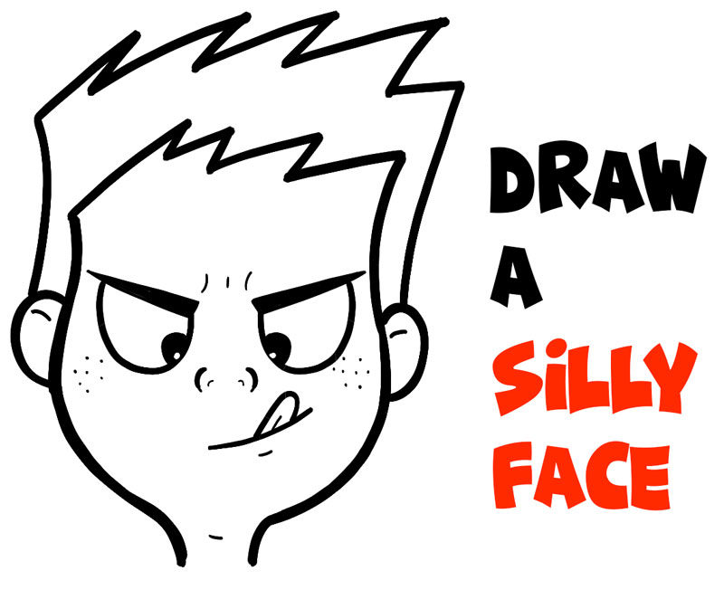 dumb cartoon face