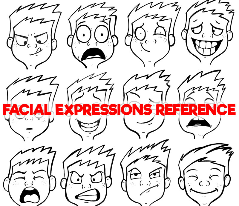 How To Draw Anime Face Expressions [Angry, Happy & More]