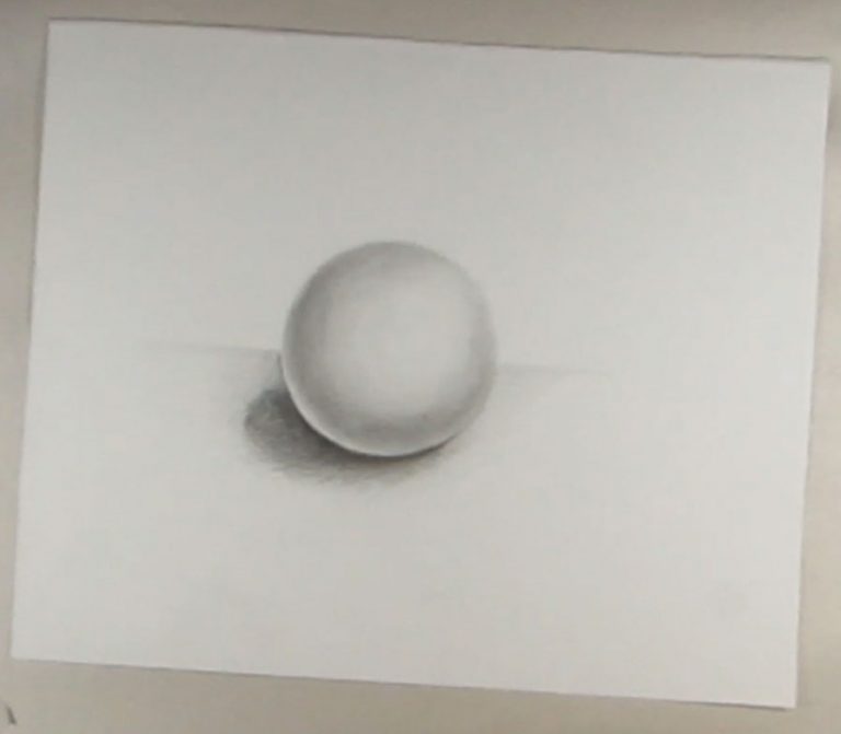 How to Draw and Shade a Sphere or Ball – Step by Step Drawing Tutorial ...