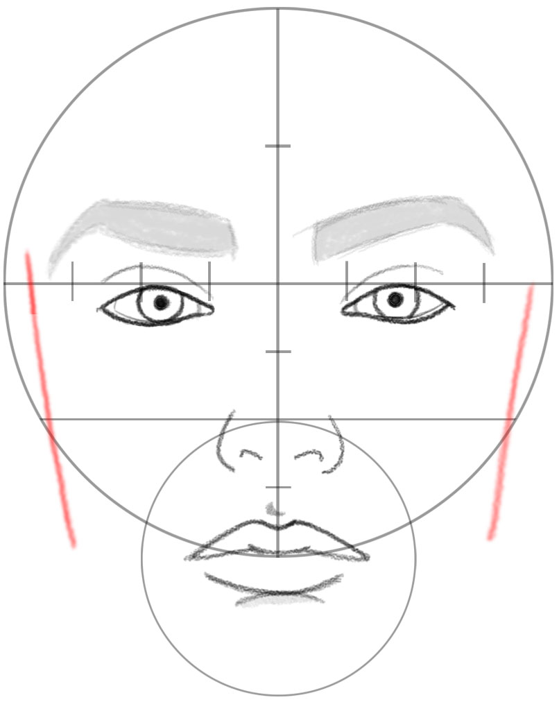 How to Draw Male Anime Face in 3/4 View Step by Step - AnimeOutline