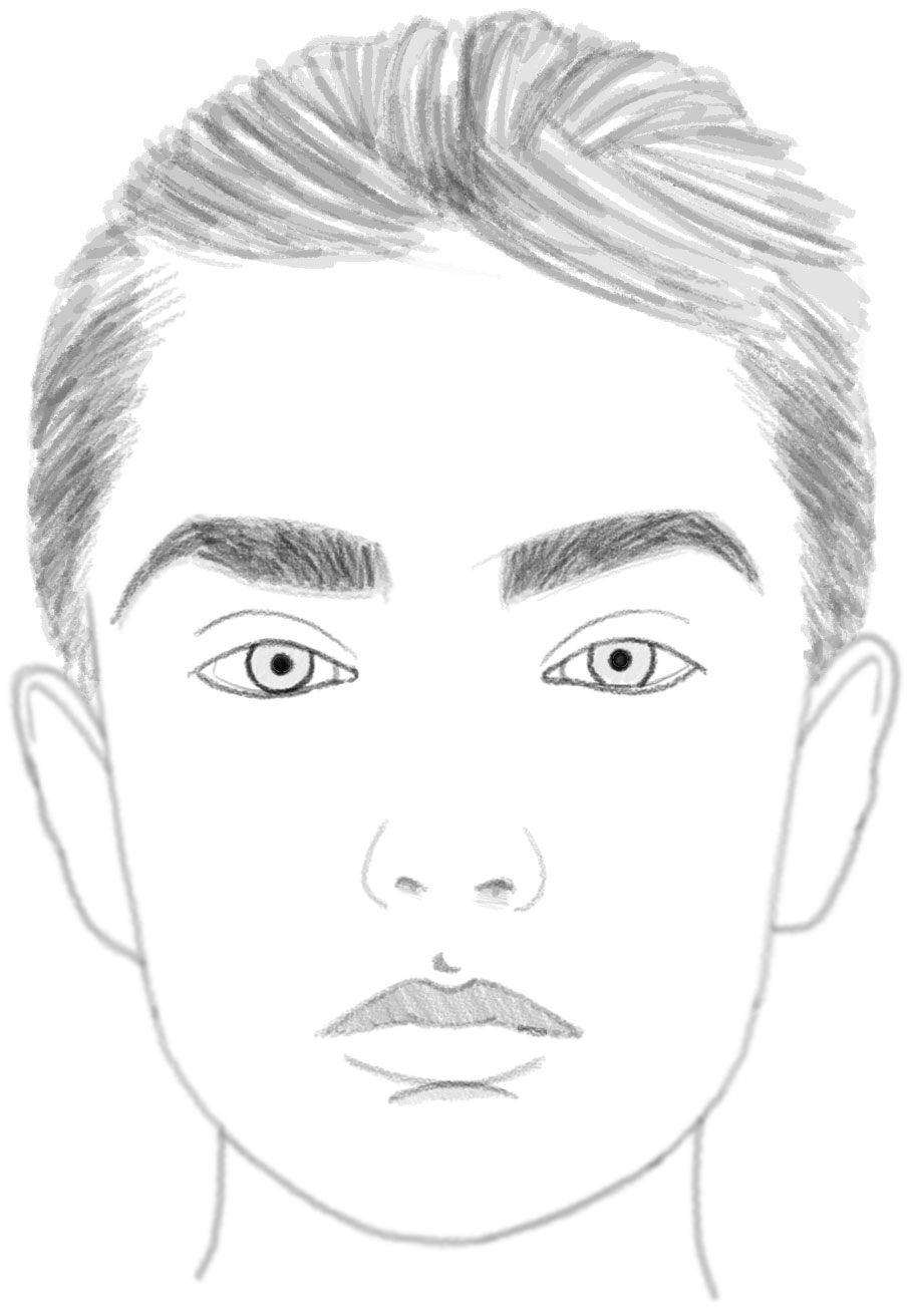 How to Draw a Face  Facial Proportions