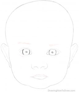 How to Draw a Baby’s Face in Basic Proportions – Drawing a Cute Baby ...