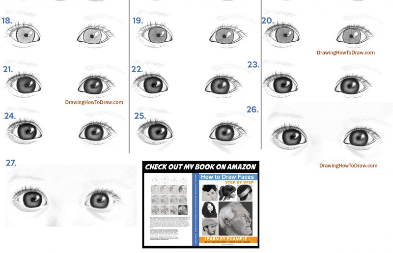 How to Draw Baby Eyes – Easy Step by Step Drawing Tutorial – How to ...