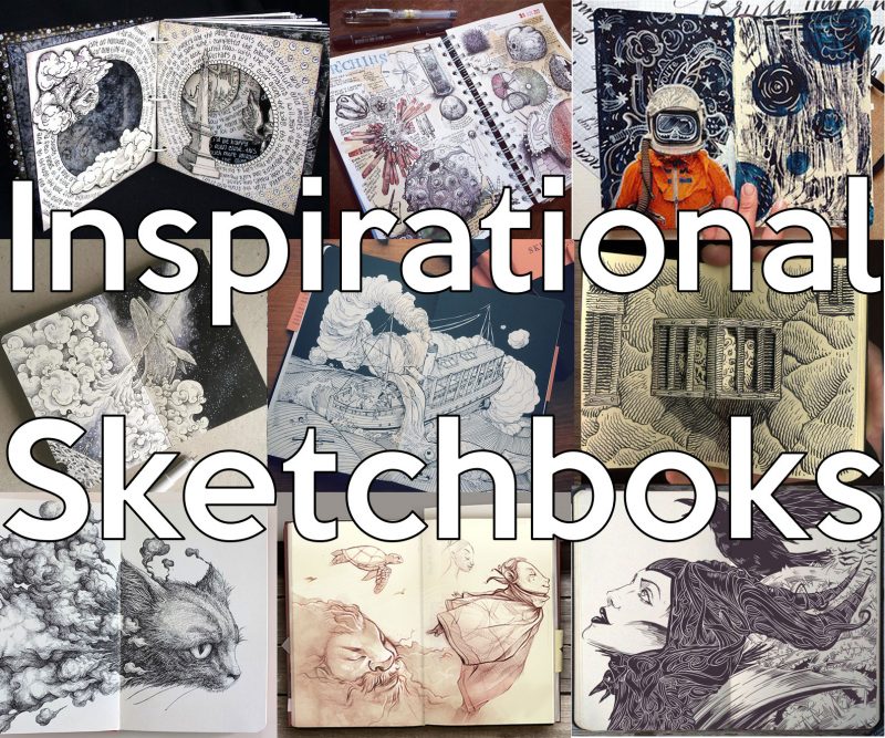 50+ Sketchbook Inspiration Examples That Will Change The Way You Use Your  Sketchbooks - How to Draw Step by Step Drawing Tutorials