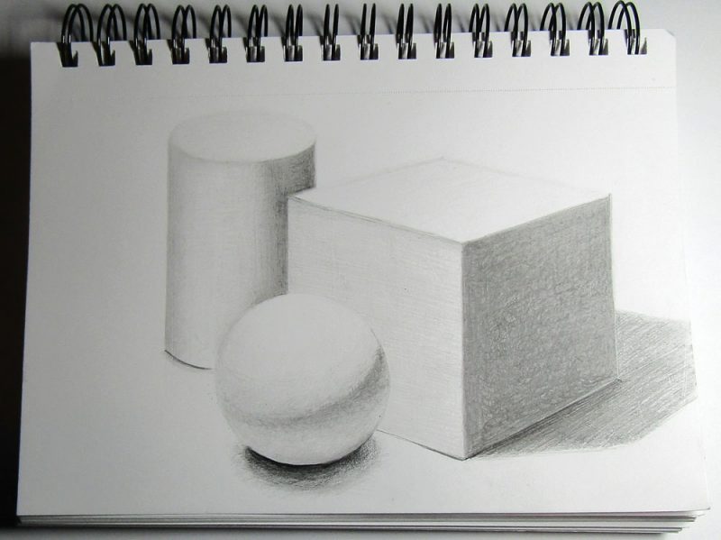 basic shapes still life