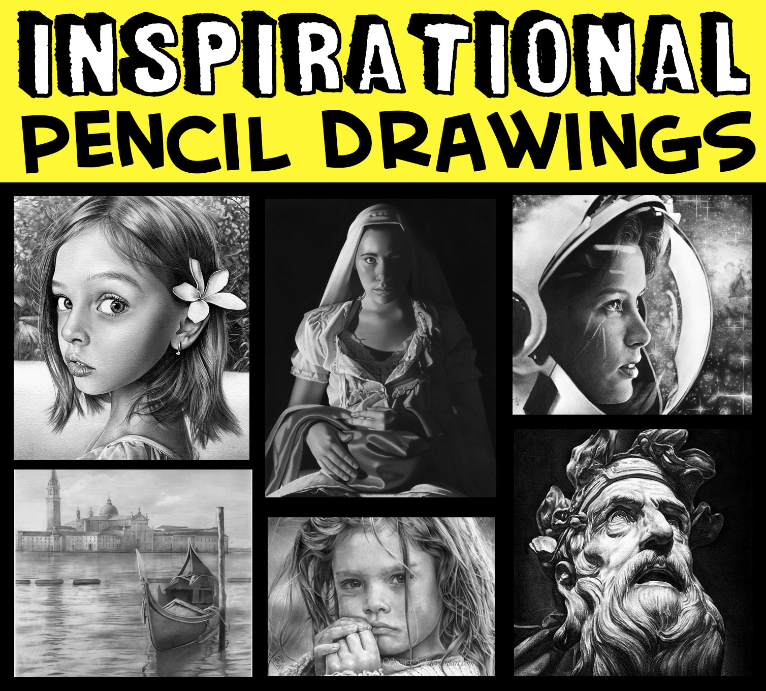 50 Inspirational Pencil Drawings and Illustrations Inspirational Examples  That Will Inspire The Artist in You  How to Draw Step by Step Drawing  Tutorials
