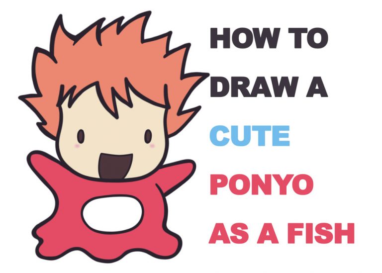 kawaii ponyo – How to Draw Step by Step Drawing Tutorials