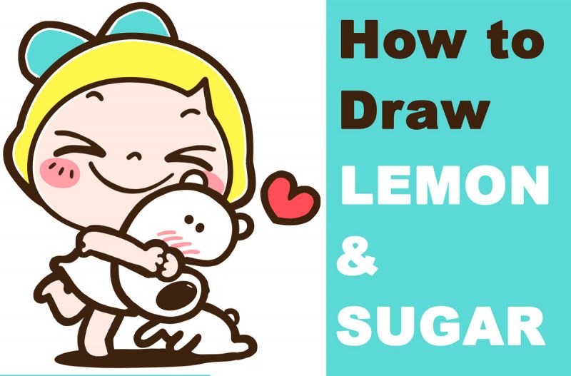 How to Draw a Lemon Tree - Really Easy Drawing Tutorial