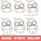 How to Draw Winnie from TonTon Friends (Cute Kawaii Bear) Step by Step ...