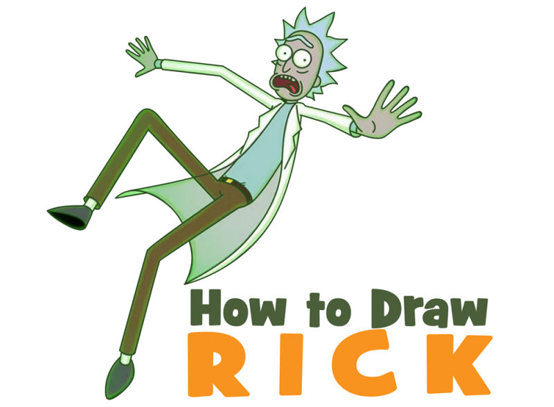 how to draw rick and morty portal step by step How to draw rick and ...