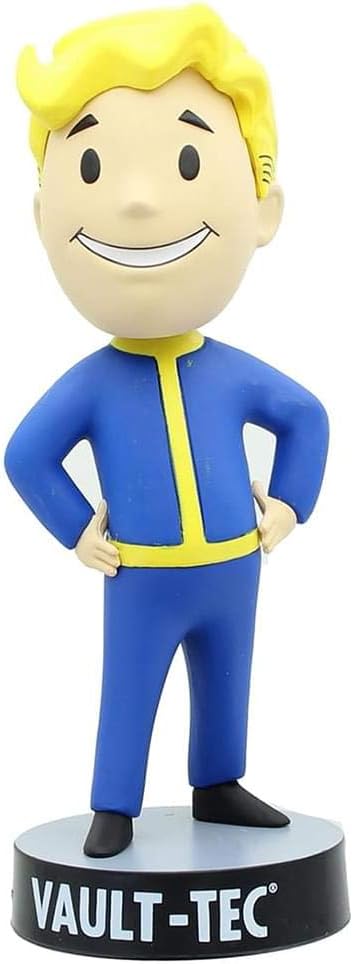 Vault-tec fallout boy vault boy figurine bobblehead