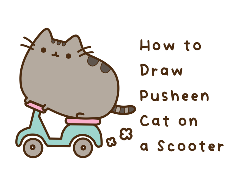 Draw Pusheen Cat How To Draw Step By Step Drawing Tutorials