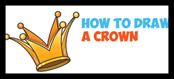 How to Draw a Cute Cartoon Crown