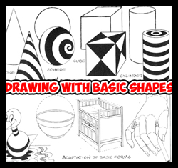 How to Draw Using Basic Geometric Shapes Lesson