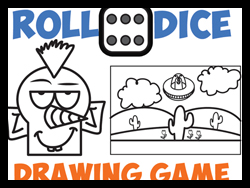 How to Play the "Roll-a-Dice" Drawing and Cartoon Game