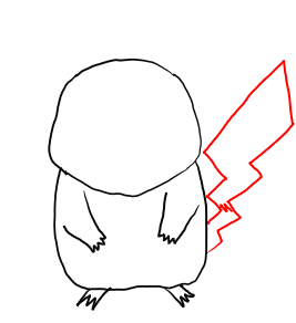 Step 3 Step by Step Drawing Lessons for Drawing Pikachu from Pokemon Step 3 Step by Step Drawing Lessons for Drawing Pikachu from Pokemon