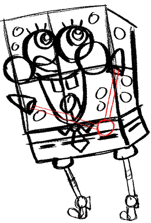 spongebob-14 Draw Spongebob's arms and hands. spongebob-14 Draw Spongebob's arms and hands.