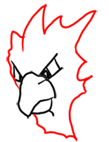 Step 4 How to Draw Spearow from Pokemon for Kids