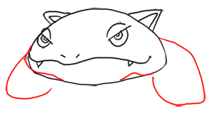 Step 5 - Step by Step Drawing Lesson : How to Draw Venusaur from Pokemon for Kids