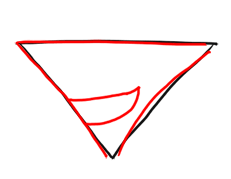 Step 2 - How to Draw Phineas Playing Guitar from Phineas and Ferb for Kids : Step by Step Drawing Lesson