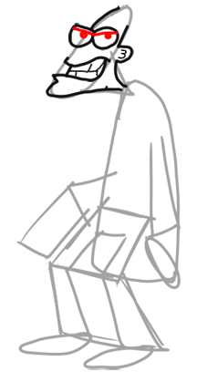Step 5 How to Draw Dr. Doofenshmirtz from Phineas and Ferb for Kids : Step by Step Drawing Lesson Step 5 How to Draw Dr. Doofenshmirtz from Phineas and Ferb for Kids : Step by Step Drawing Lesson