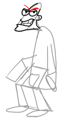 Step 6 How to Draw Dr. Doofenshmirtz from Phineas and Ferb for Kids : Step by Step Drawing Lesson Step 6 How to Draw Dr. Doofenshmirtz from Phineas and Ferb for Kids : Step by Step Drawing Lesson