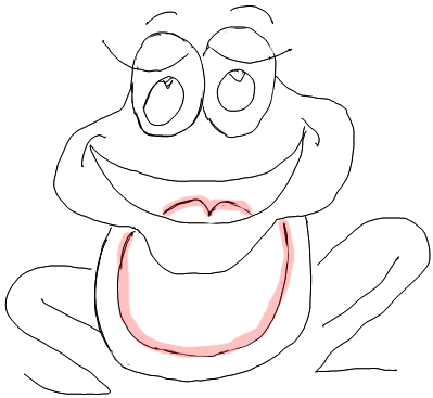 Step 7 How to Draw Cartoon Frogs Step by Step Drawing Lessons