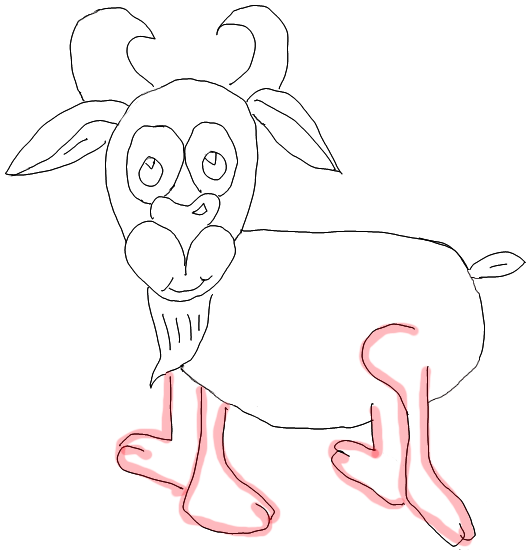 Step 8 How to Draw Cartoon Goats Step by Step Drawing Lessons Step 8 How to Draw Cartoon Goats Step by Step Drawing Lessons