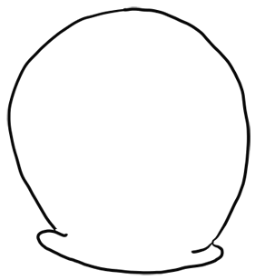 Step 1 How to Draw Gary Snail from Spongebob Squarepants Step by Step Drawing Tutorials Step 1 How to Draw Gary Snail from Spongebob Squarepants Step by Step Drawing Tutorials