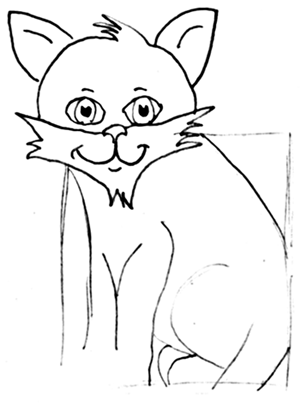 Step 8 How to Draw Cartoon Cats Step by Step Drawing Tutorial for Kids