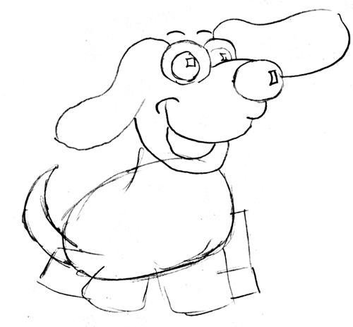 Step 8 How to Draw Cartoon Dogs Step by Step Drawing Tutorial for Kids