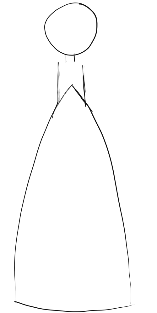 Step 1 How to Draw Cartoon Pilgrims for Thanksgiving tep by Step Drawing Tutorial for Kids, Teens, and Adults Step 1 How to Draw Cartoon Pilgrims for Thanksgiving tep by Step Drawing Tutorial for Kids, Teens, and Adults