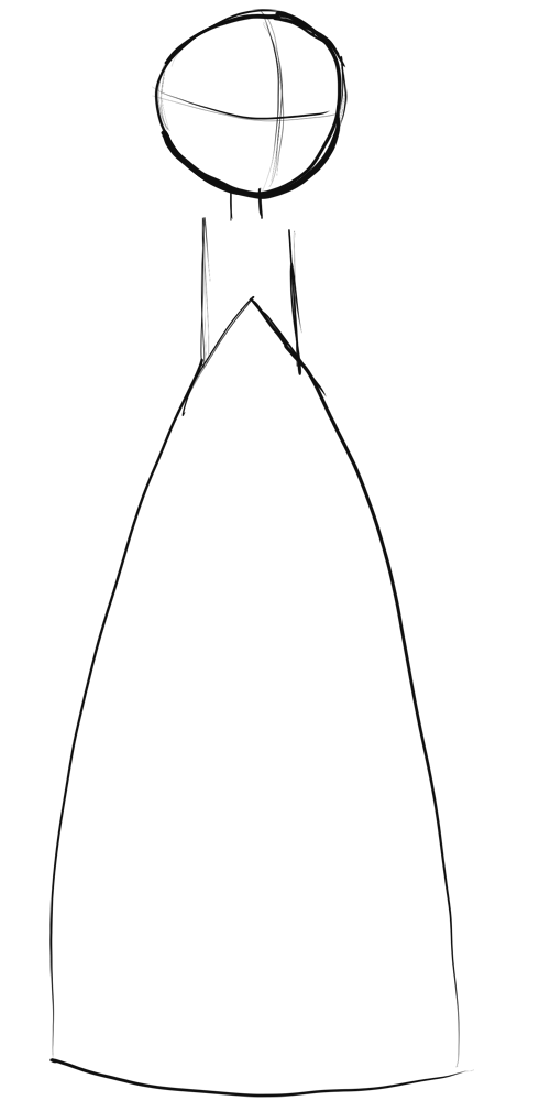 Step 2 How to Draw Cartoon Pilgrims for Thanksgiving tep by Step Drawing Tutorial for Kids, Teens, and Adults Step 2 How to Draw Cartoon Pilgrims for Thanksgiving tep by Step Drawing Tutorial for Kids, Teens, and Adults