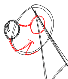 Step 6 How to Draw Cartoon Reindeers Step by Step Drawing Lessons