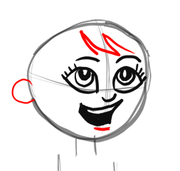 Step 7 How to Draw Cartoon Pilgrims for Thanksgiving tep by Step Drawing Tutorial for Kids, Teens, and Adults