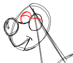 Step 7 How to Draw Cartoon Reindeers Step by Step Drawing Lessons