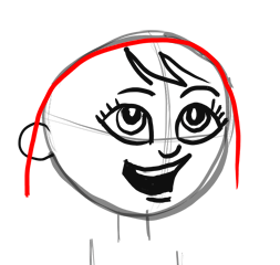 Step 8 How to Draw Cartoon Pilgrims for Thanksgiving tep by Step Drawing Tutorial for Kids, Teens, and Adults