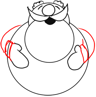 Step 9 Easy How to Draw Santa Clause Step by Step Drawing Tutorial Step 9 Easy How to Draw Santa Clause Step by Step Drawing Tutorial