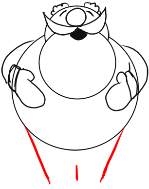 Step 10 Easy How to Draw Santa Clause Step by Step Drawing Tutorial Step 10 Easy How to Draw Santa Clause Step by Step Drawing Tutorial