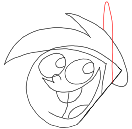 Step 11 How to Draw Timmy Turner from Fairly Odd Parents : Step by Step Drawing Lesson