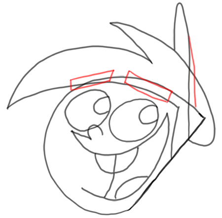 Step 12 How to Draw Timmy Turner from Fairly Odd Parents : Step by Step Drawing Lesson