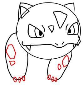 Step 8 How to Draw Ivysaur from Pokemon for Kids : Step by Step Drawing Lesson Step 8 How to Draw Ivysaur from Pokemon for Kids : Step by Step Drawing Lesson