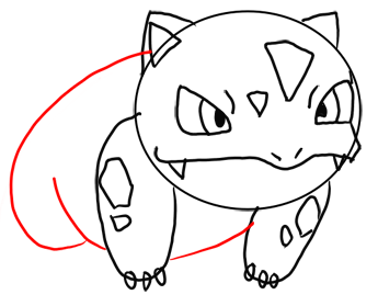 Step 9 How to Draw Ivysaur from Pokemon for Kids : Step by Step Drawing Lesson Step 9 How to Draw Ivysaur from Pokemon for Kids : Step by Step Drawing Lesson
