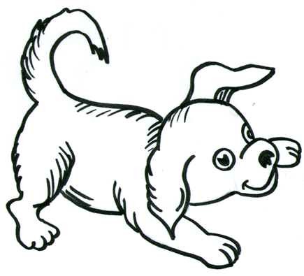 Step 11 How to Draw Cartoon Dogs Step by Step Drawing Lessons for Kids