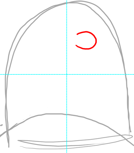 Step 2 How to Draw Peter Griffin from Family Guy : Step by Step Drawing Lesson