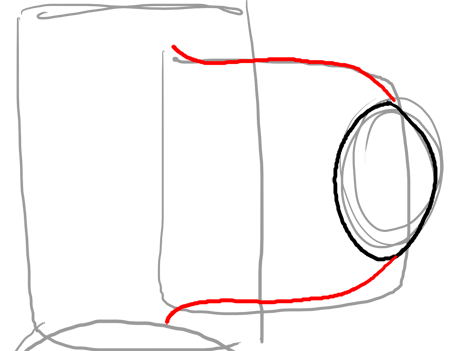 Step 3 How to Draw Brian from Family Guy : Step by Step Drawing Lesson