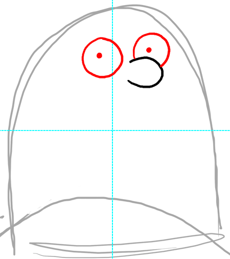 Step 3 How to Draw Peter Griffin from Family Guy : Step by Step Drawing Lesson